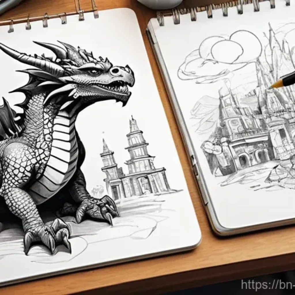 캐릭터디자인 협업을 위한 팀 구성 팁 - **Prompt 1: Collaborative Character Design Brainstorm Session**
    A vibrant, sunlit modern design ...