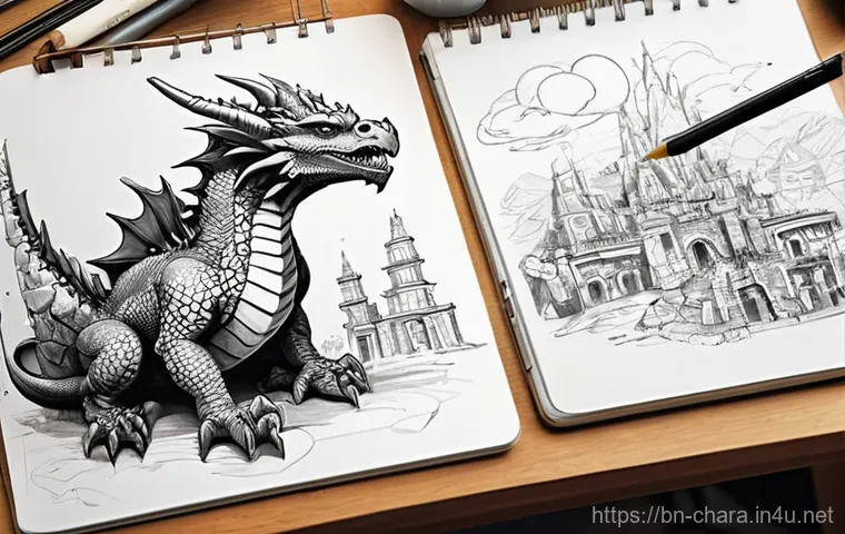 캐릭터디자인 협업을 위한 팀 구성 팁 - **Prompt 1: Collaborative Character Design Brainstorm Session**
    A vibrant, sunlit modern design ...
